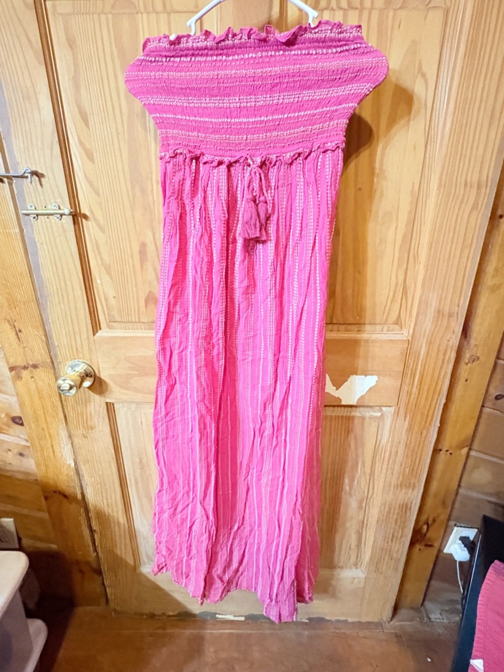 NFS-SOLD-VEGAS_POSH 
PQ Swim Strapless Pink Maxi Dress
